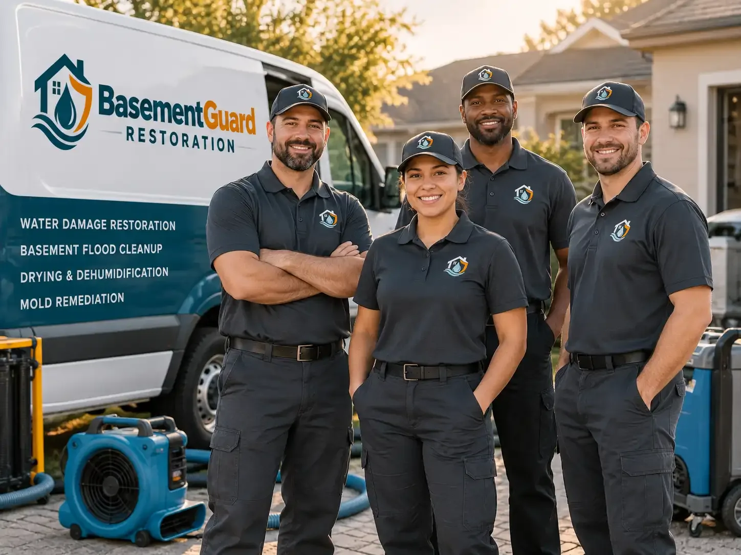 Basement Water Damage Restoration company in Brownell, KS